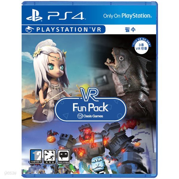 PS4 오아시스 게임즈 VR Fun 팩 / VR 필수