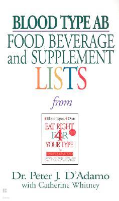 Blood Type AB Food, Beverage and Supplement Lists