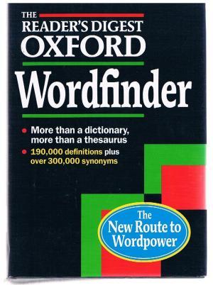 The Reader's Digest Oxford Wordfinder [Hardcover/1892 Pages]