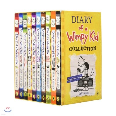 Diary of a Wimpy Kid Box Set Collection #1~10 : 윔피키드 페이퍼백 10종 박스