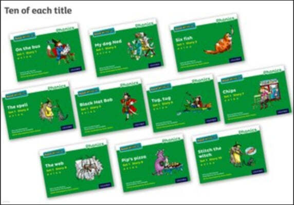 The Read Write Inc. Phonics: Green Set 1 Core Storybooks (Pack of 100)