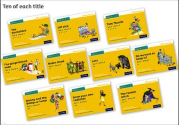 Read Write Inc. Phonics: Yellow Set 5 Core Storybooks (Pack of 100)