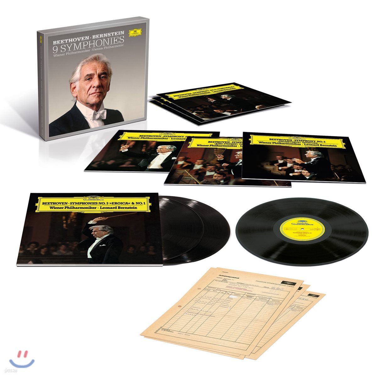 Leonard Bernstein 베토벤: 교향곡 전곡집 - 레너드 번스타인 [9 LP]