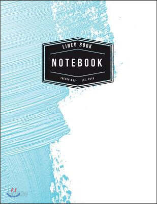 Notebook Lined: Light Blue Paint on the Wall: Book: Notebook Journal Diary, 120 Lined Pages, 8.5" X 11"