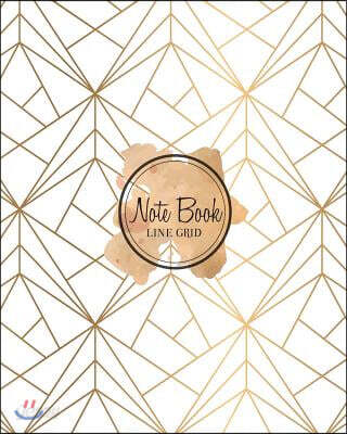 Notebook: Grid Line Notebook, Journal, Graph Book, Geometry Drawing Book, Workbook, 120 Pages, 8" X 10" (Blank Notebook Journal)