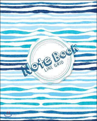 Notebook: Grid Line Notebook, Journal, Graph Book, Geometry Drawing Book, Workbook, 120 Pages, 8" X 10" (Blank Notebook Journal)