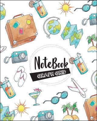 Notebook: Graph-Grid Notebook, Journal, Workbook, Graph Book, Geometry Drawing Book, 120 Pages, 8" X 10" (Blank Notebook Journal