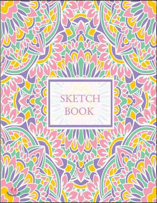 Sketchbook: Pastel Mandala: 110 Pages of 8.5 X 11 Blank Paper for Drawing, Doodling or Sketching (Sketchbooks) Hannah Green