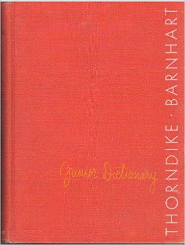 Thorndike Barnhart Junior Dictionary Revised 1952 Hardcover  ? 1962 [Hardcover]