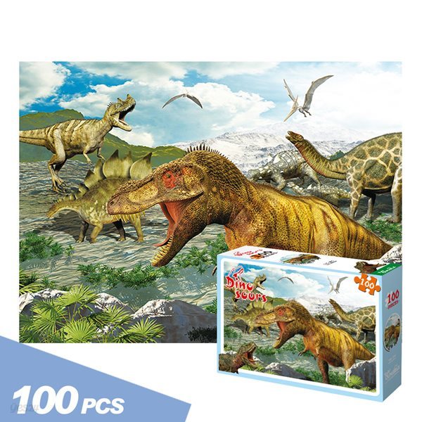 TPD 100-210 다이노소어 공룡 100조각 직소퍼즐