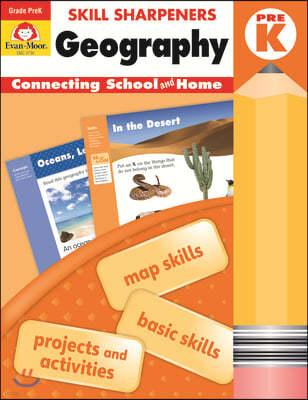 Skill Sharpeners: Geography, Prek Workbook