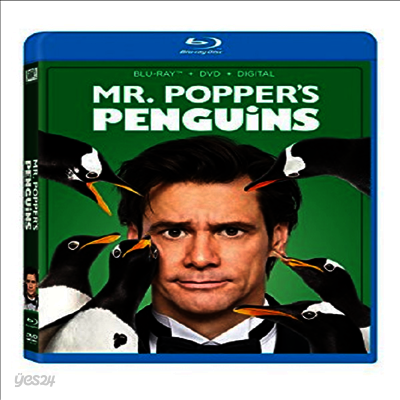 Mr Popper's Penguins (파퍼씨네 펭귄들)(한글무자막)(Blu-ray+DVD)