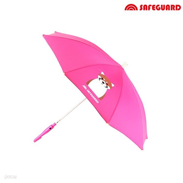 세이프가드 아동용 우산 너구리_분홍색