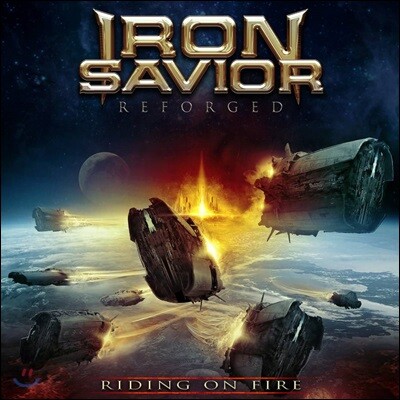 Iron Savior — Reforged - Riding On Fire 앨범 커버