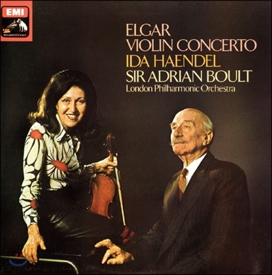 Ida Haendel 엘가: 바이올린 협주곡 - 이다 헨델 (Elgar: Violin Concerto) [LP]