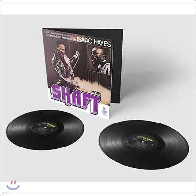 James Alexander,Ronald Hudson,Gary Jones,Willie Hall,Lester Snell,Charles Pitts,Michael Toles,Sidney Kirk — Isaac Hayes 샤프트 영화음악 (Shaft OST 아이작 헤이즈) 앨범 커버