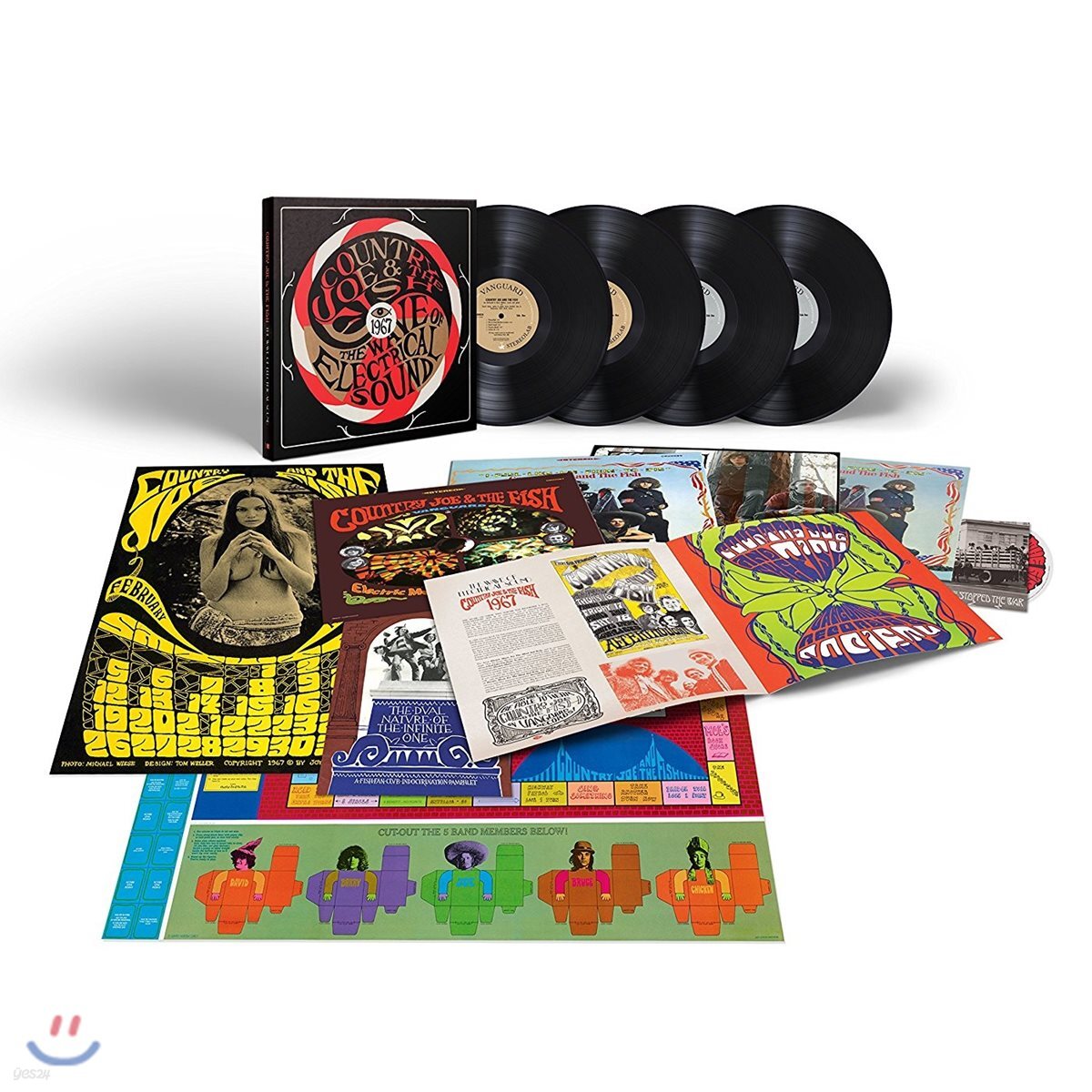 Country Joe & The Fish (컨트리 조 앤 더 피쉬) - The Wave of Electrical Sound [4 LP+DVD]