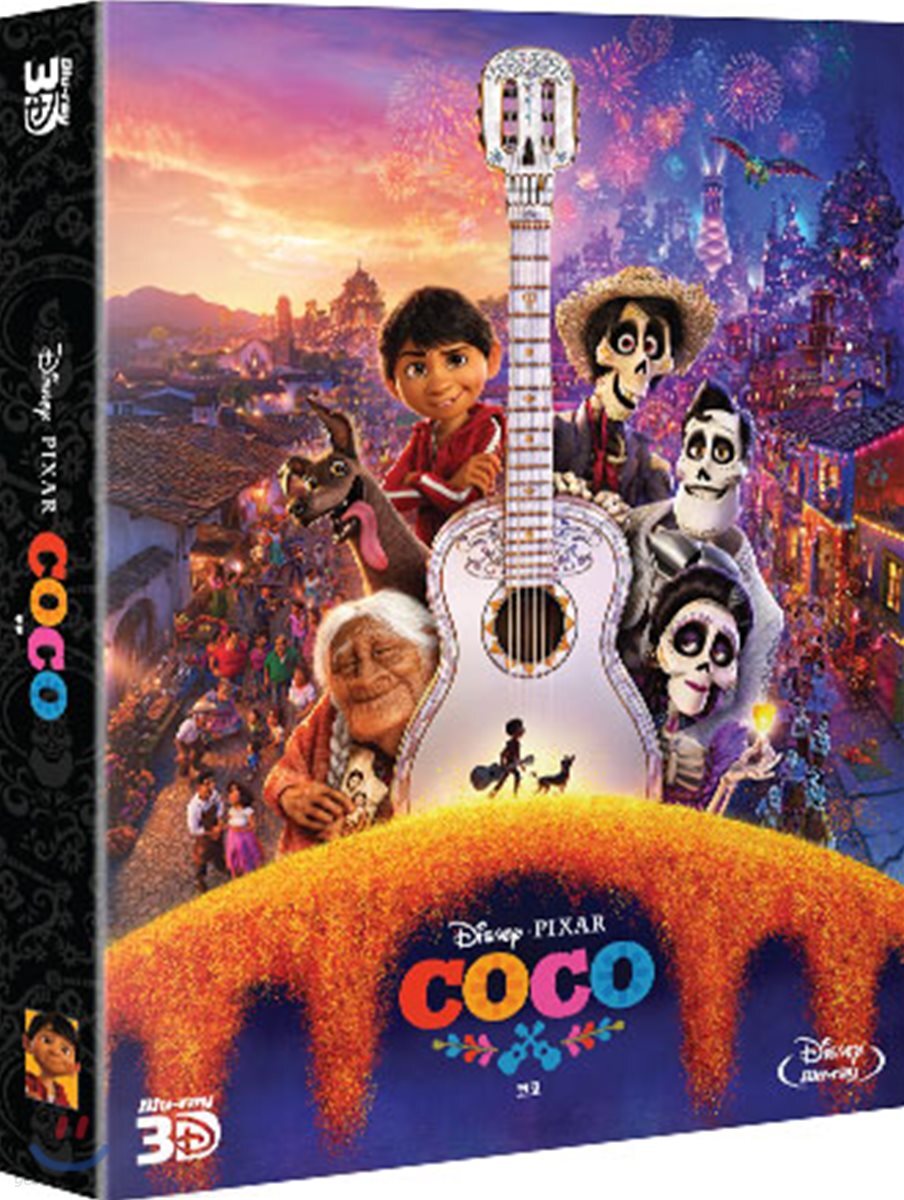 코코 (2Disc 3D + 2D Steelbook) : 블루레이