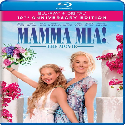Mamma Mia: The Movie - 10th Anniversary Edition ( ̾!) (2008) (ѱ۹ڸ)(Blu-ray + Digital)