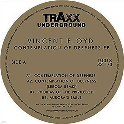Vincent Floyd — Contemplation Of Deepness (EP) 앨범 커버