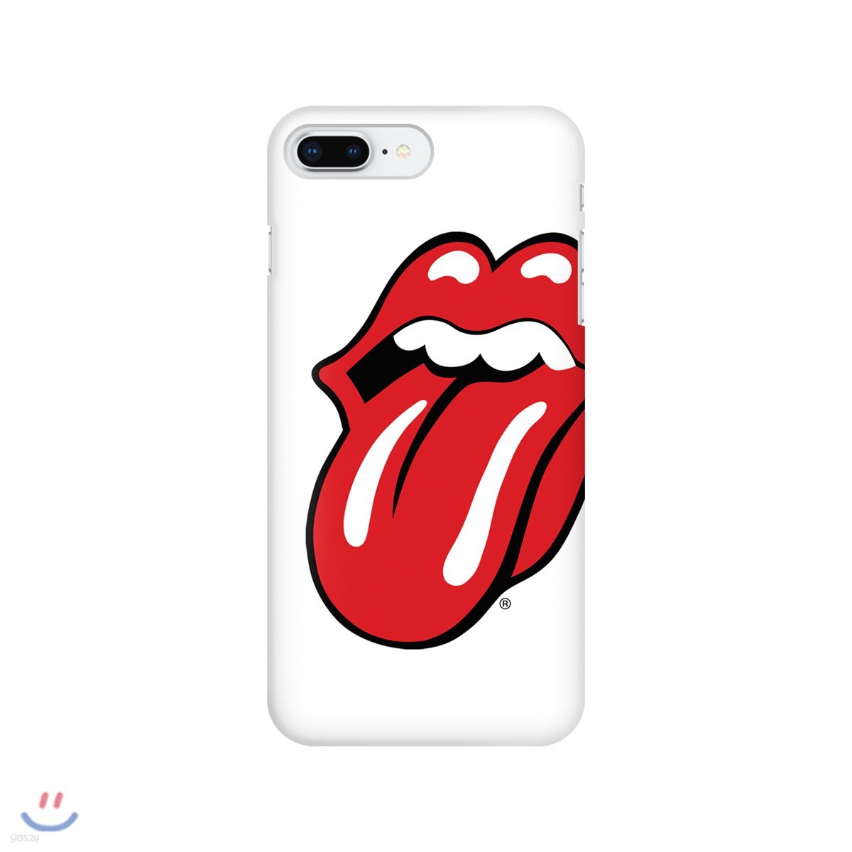 롤링스톤스 The Rolling Stones iPhone8+ Case 아이폰8 플러스 케이스 [Classic Tongue White]