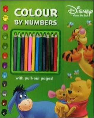 Disney Winnie The Pooh : Colour By Numbers