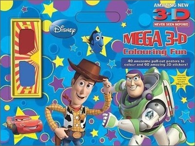 Amazing New 3D : Mega 3-D Colouring Fun