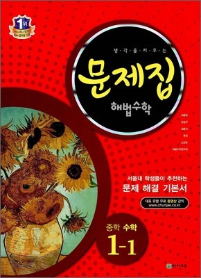 문제집 해법수학 중 1-1 (2012년)