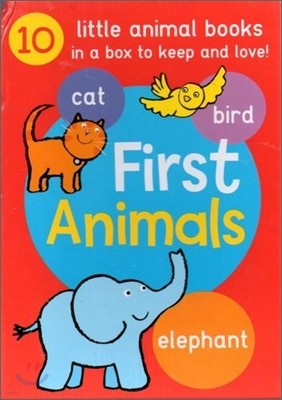 First Animals Book Box : 10 Little Animal Books