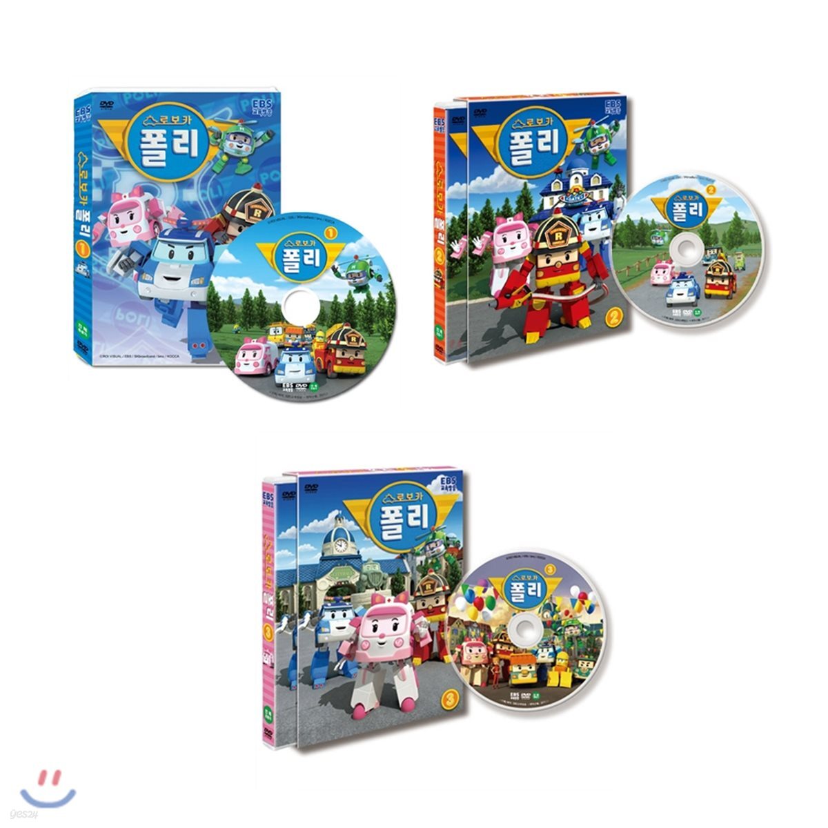 로보카 폴리 1+2+3 | EBS교육방송 - 예스24