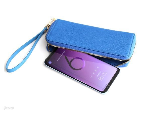 [가죽스트랩 증정]갤럭시S9,S9 플러스 손목 장지갑,지갑케이스(로얄블루)w20784,20%D.C