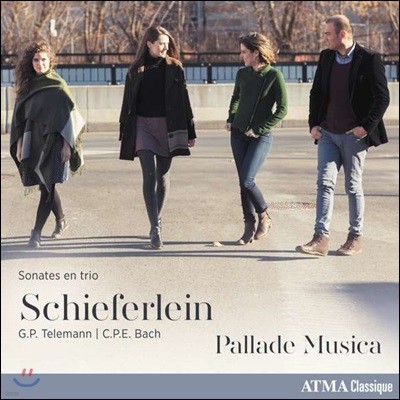 Pallade Musica ڷ / C.P.E  / 並: Ʈ ҳŸ (Telemann / C.P.E. Bach / Schieferlein: Trio Sonatas)