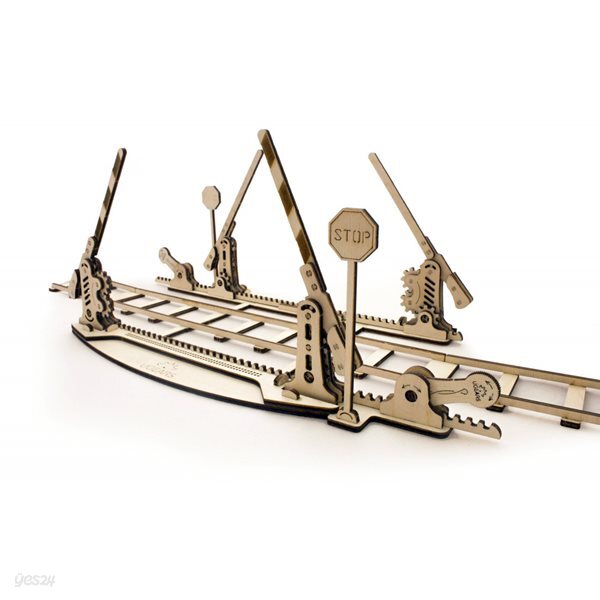 [유기어] UGEARS 3D 퍼즐 Train Rail 열차 레일 목재모형