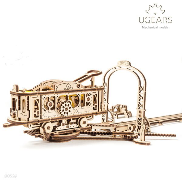 [유기어] UGEARS 3D 퍼즐 Tram Line 트램라인 목재모형