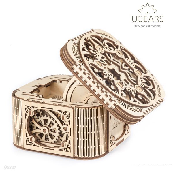 [유기어] UGEARS 3D 퍼즐 Treasure box 보석함 목재모형