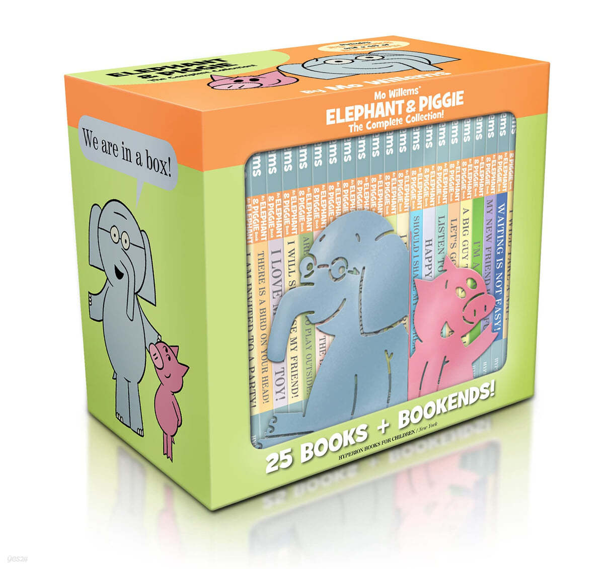 모 윌렘스 엘리펀트 앤 피기 원서 25종 세트 (북엔드 2종 포함) Elephant &amp; Piggie: The Complete Collection