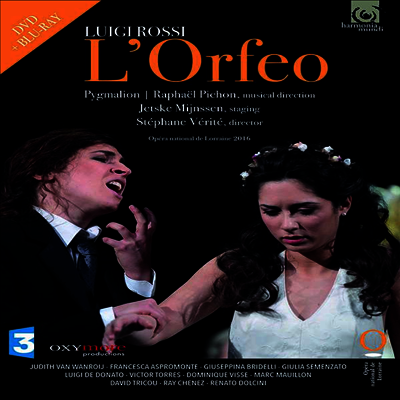 로시: 오페라 '오르페오' (Luigi: Opera 'Orfeo') (한글무자막)(DVD + Blu-ray) (2018)(DVD) - Raphael Pichon