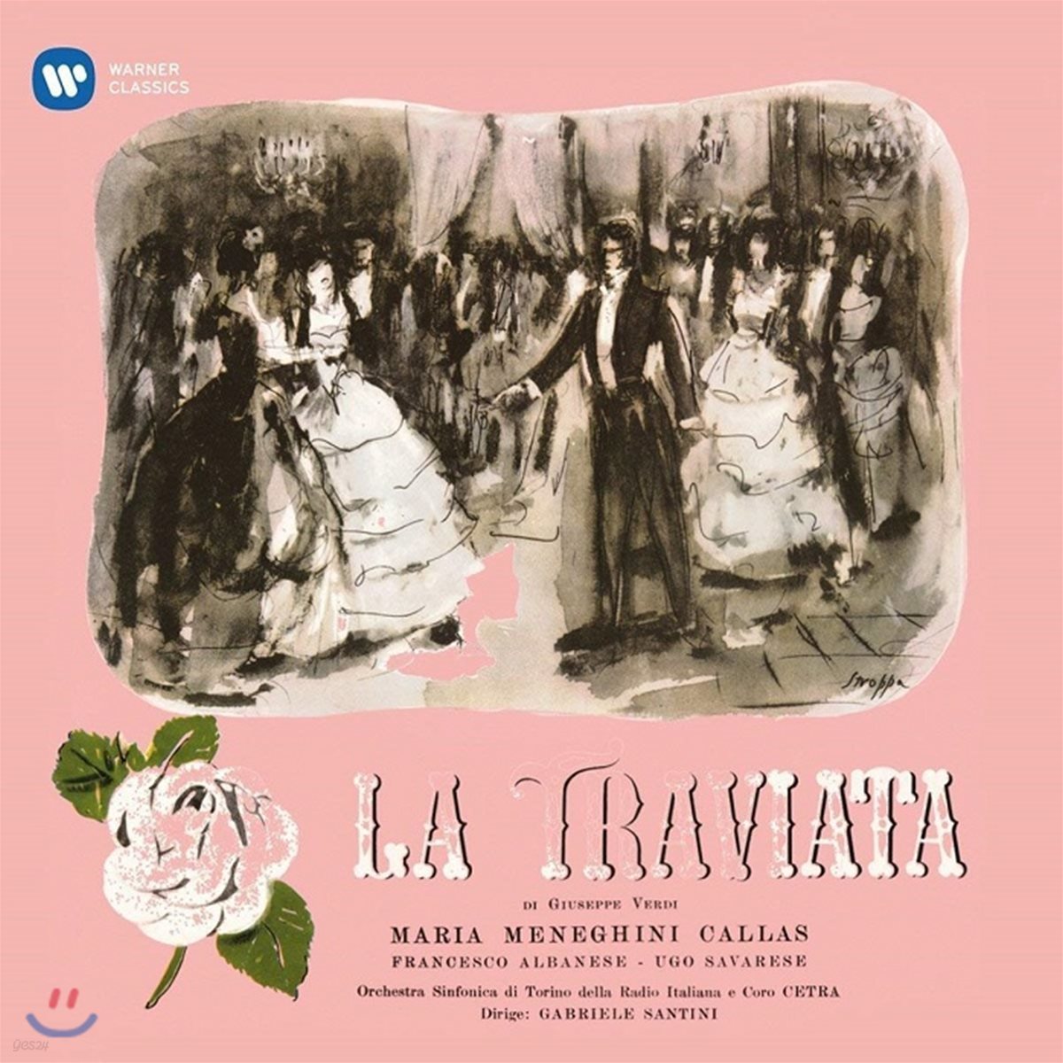 Maria Callas / Gabriele Santini 베르디: 라 트라비아타 [1953 스튜디오 녹음] (Verdi: La Traviata) [3 LP 박스 한정반]