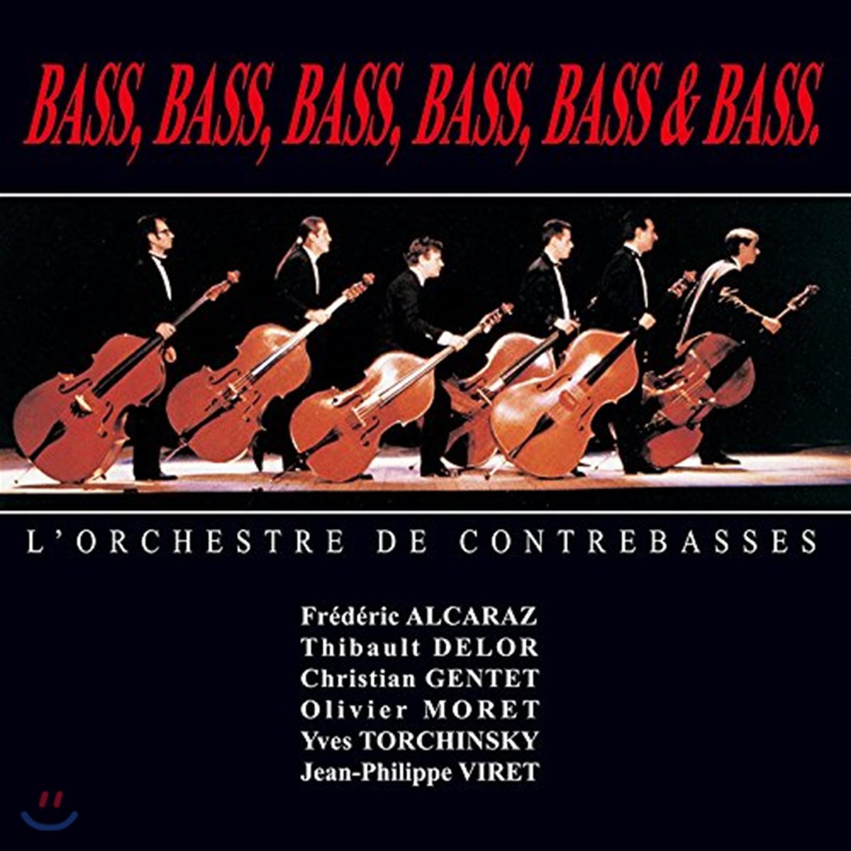 L&#39;Orchestre de Contrebasses 6대의 콘트라베이스 연주집 (Bass, Bass, Bass, Bass, Bass &amp; Bass) [2LP]