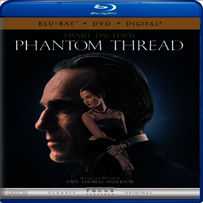 Phantom Thread (팬텀 스레드) (2017) (한글무자막)(Blu-ray + DVD + Digital)