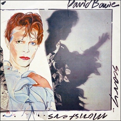 George Murray,Carlos Alomar,Dennis Davis,Chuck Hammer,Roy Bittan — David Bowie (데이빗 보위) - Scary Monsters (And Super Creeps) 앨범 커버