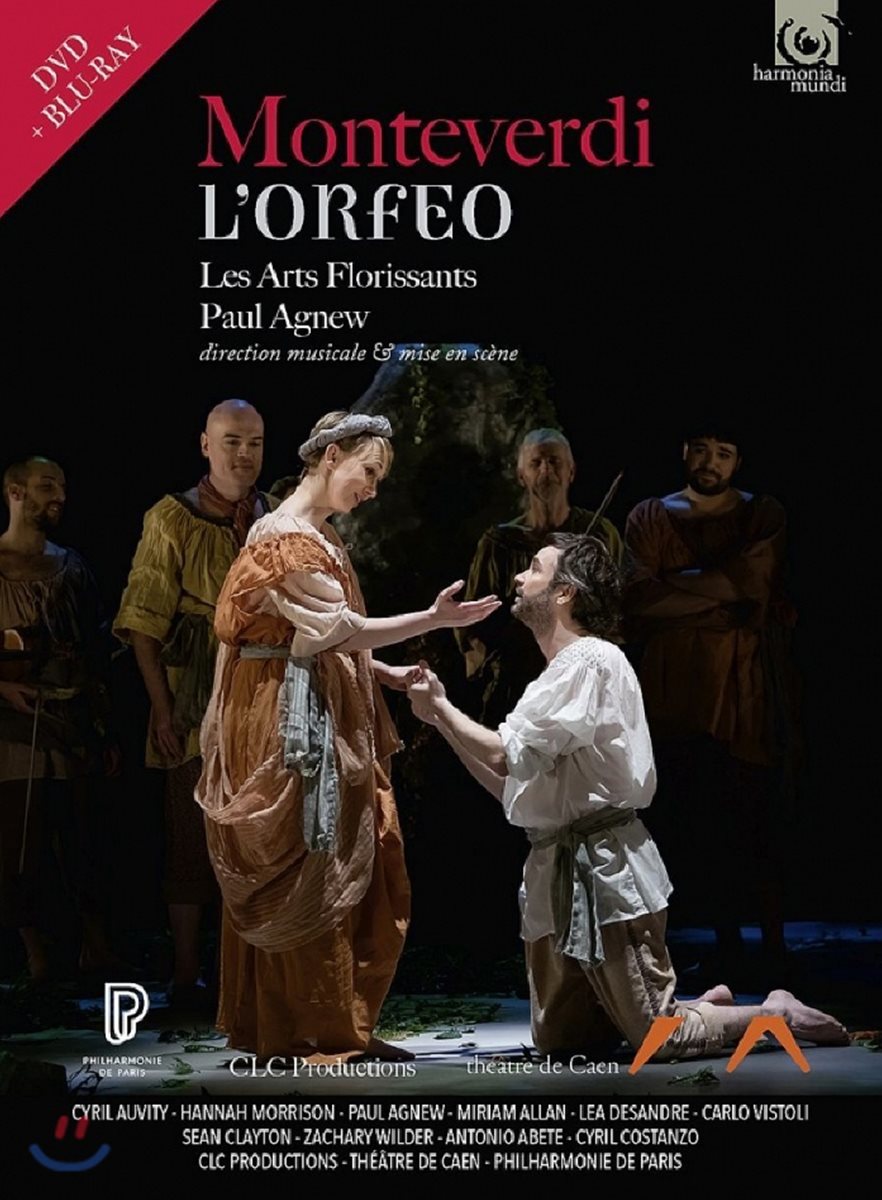 Paul Agnew / Cyril Auvity 몬테베르디: 오르페오 전곡 (Monteverdi: L'Orfeo)