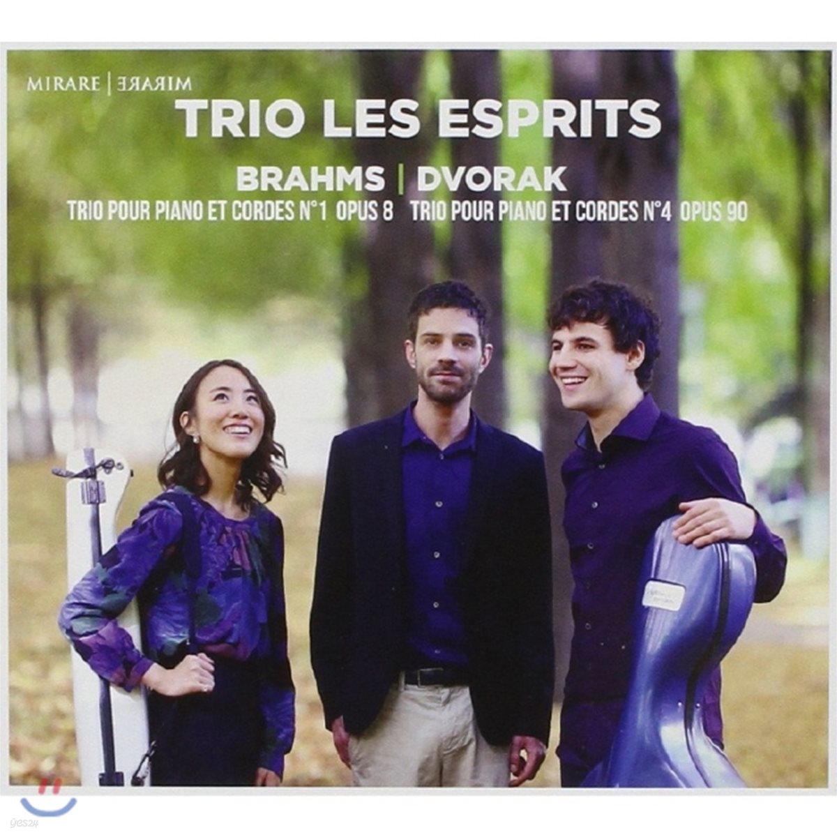 Trio Les Esprits 브람스: 피아노 삼중주 1번 / 드보르작: 피아노 삼중주 4번 ‘둠키’ (Brahms: Piano Trio Op.8 / Dvorak: Trio Op.90 &#39;Dumky&#39;)
