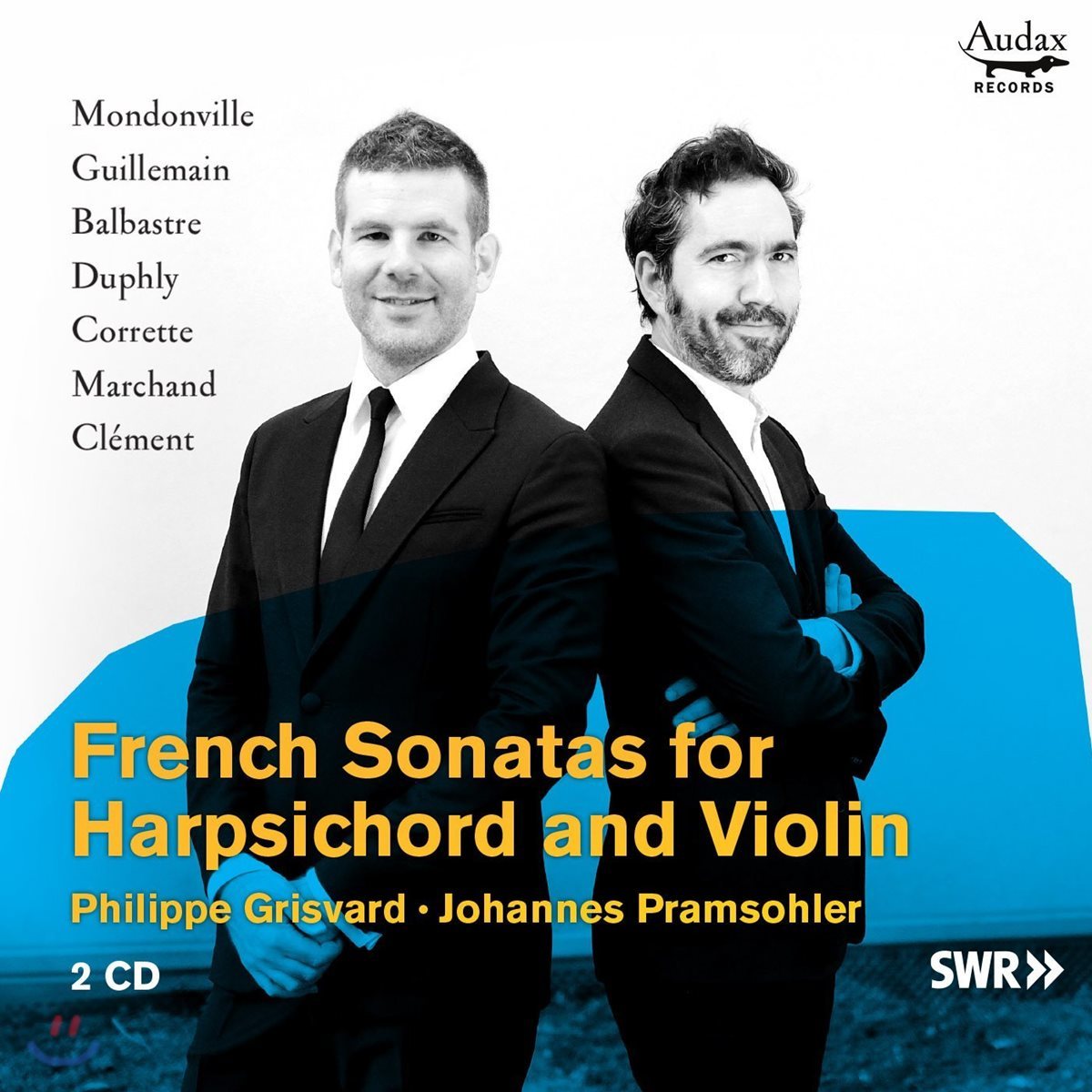 Johannes Pramsohler 쳄발로와 바이올린을 위한 프랑스의 소나타 - 몽동빌 / 길맹 / 코레트 외 (French Sonatas for Harpsichord and Violin)