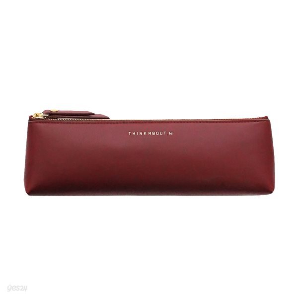 THINK ABOUT.W 라인 삼각케이스 Burgundy