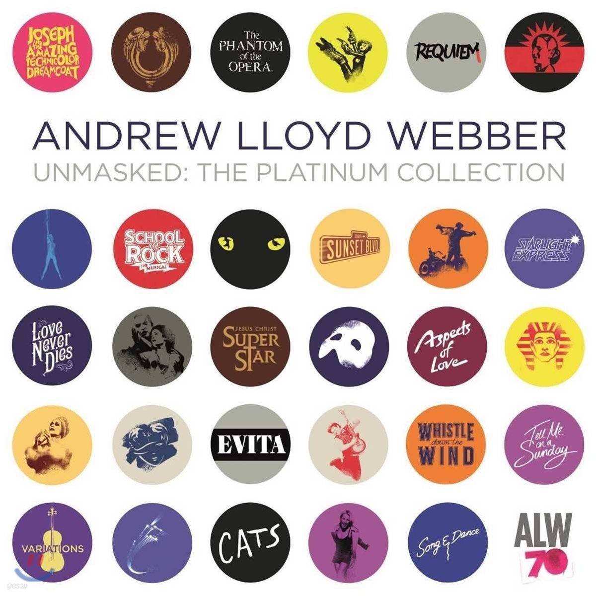 앤드류 로이드 웨버 뮤지컬 음악 모음집 (Andrew Lloyd Webber - Unmasked: The Platinum Collection)
