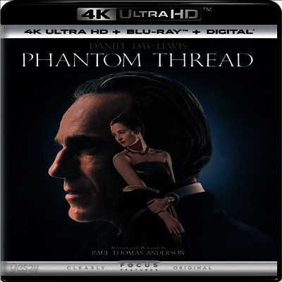 Phantom Thread (팬텀 스레드) (2017) (한글무자막)(4K Ultra HD + Blu-ray + Digital)