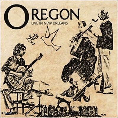 Oregon — Live In New Orleans 오레곤 1978년 뉴올리언스 라이브 앨범 커버
