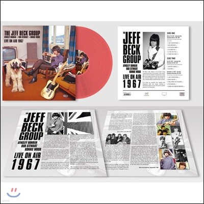 Dave Ambrose,Micky Waller,Jeff Beck Group,Rod Stewart,Ronnie Wood,Aynsley Dunbar — Jeff Beck Group - Live On Air 1967 제프 벡 1967년 BBC 라이브 앨범 커버