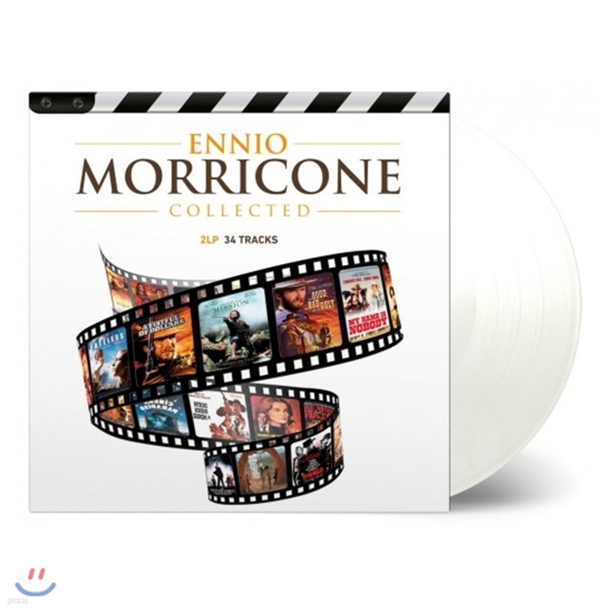 Ennio Morricone 엔니오 모리꼬네 영화음악 모음집 (Collected) [투명 컬러 2 LP]